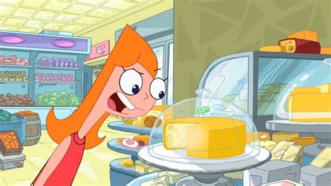 phineas and ferb from the front|phineas and ferb yell's candace.